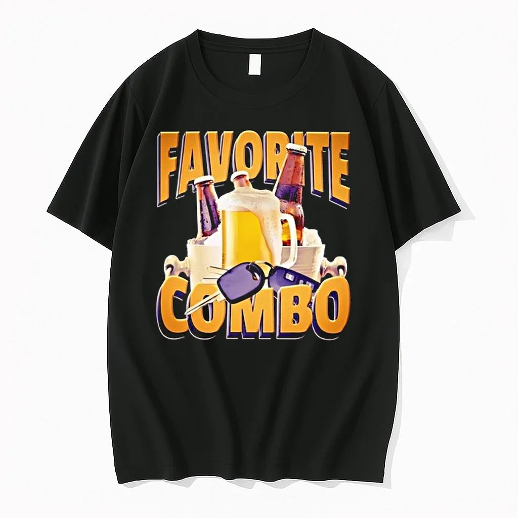Favorite Combo Beer 90s Bootleg 0 Tshirts Sweater Unisex T-shirt, Sweatshirt, Hoodie, Long Sleeve Tee - T-Shirt, Sweatshirt, Hoodie
