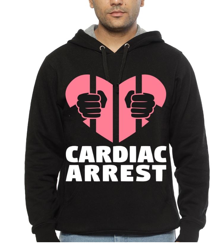 Cardiac Arrest  Doctor Nurse Black T-Shirts, Hoodie, Sweatshirt - T-Shirt, Sweatshirt, Hoodie