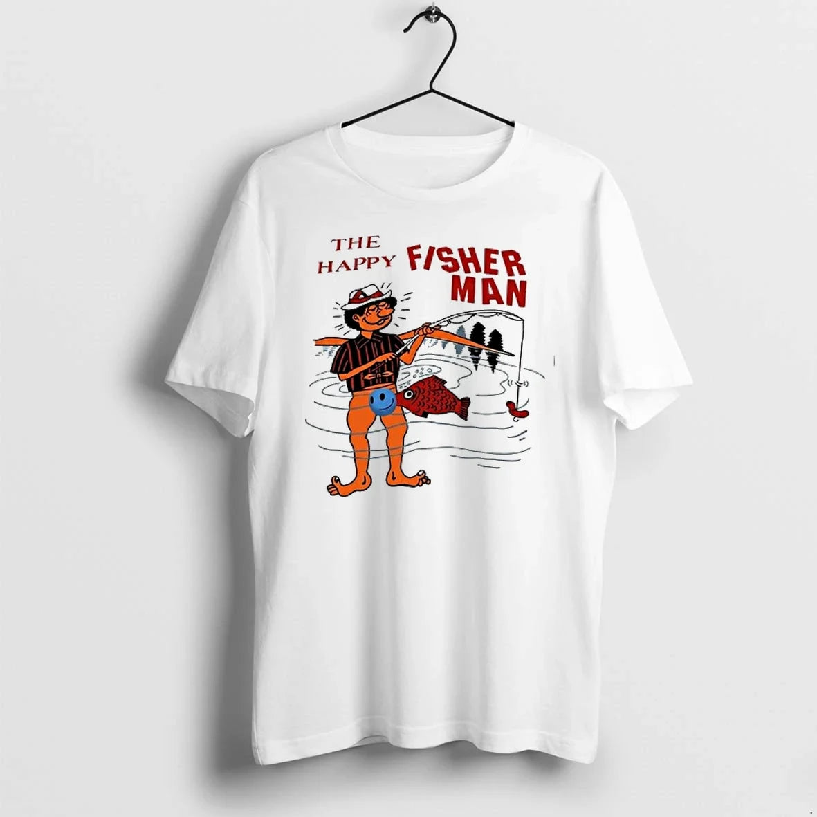 Fisher Man The Happy Graphic 0 Tshirts Sweater Unisex T-shirt, Sweatshirt, Hoodie, Long Sleeve Tee - T-Shirt, Sweatshirt, Hoodie