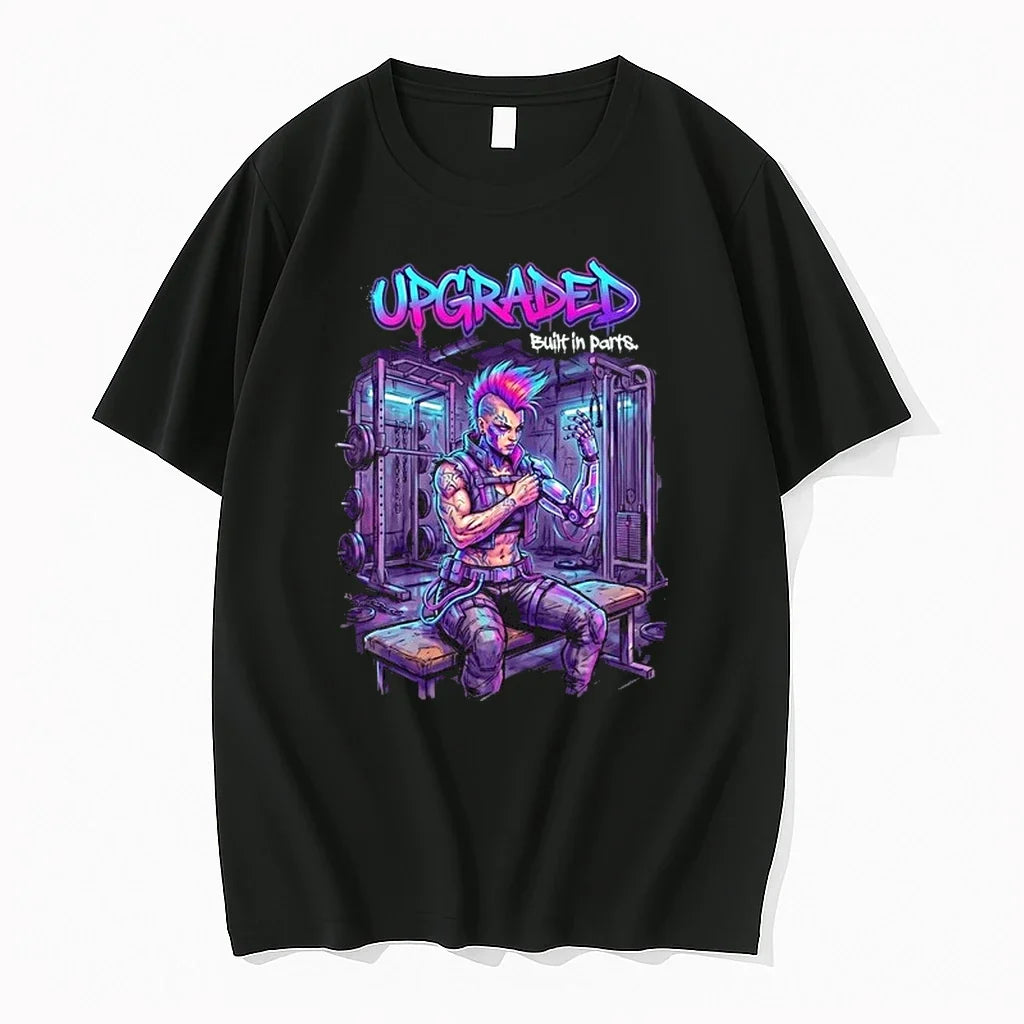 Girl Cyberpunk Upgraded Built In Parts 0 Tshirts Sweater Unisex T-shirt, Sweatshirt, Hoodie, Long Sleeve Tee - T-Shirt, Sweatshirt, Hoodie