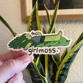 Girlmoss 4x2 Inches High Quality Sticker Die Cut T-Shirts, Hoodie, Sweatshirt - T-Shirt, Sweatshirt, Hoodie