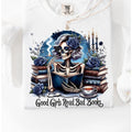 Good Read Bad Books Shirt Love Read Spicy Smut Books Booktok Shirt Spicy Book Club Clipart Sarcastic Skeleton Goth Skull Digital T-Shirts, Hoodie, Sweatshirt - T-Shirt, Sweatshirt, Hoodie