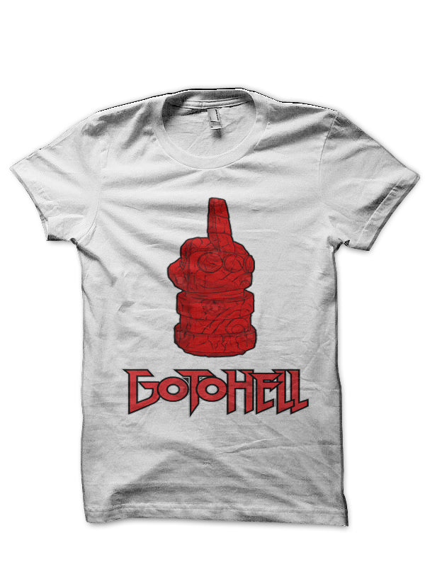 Hell Boy White Half Sleeve Style002 T-Shirts, Hoodie, Sweatshirt - T-Shirt, Sweatshirt, Hoodie