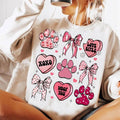 Dog Mama Coquette Dog Valentine Dog Mom Valentine Valentine Coquette Bow Dog Lover Dog Mom Valentine Checkered T-Shirts, Hoodie, Sweatshirt - T-Shirt, Sweatshirt, Hoodie