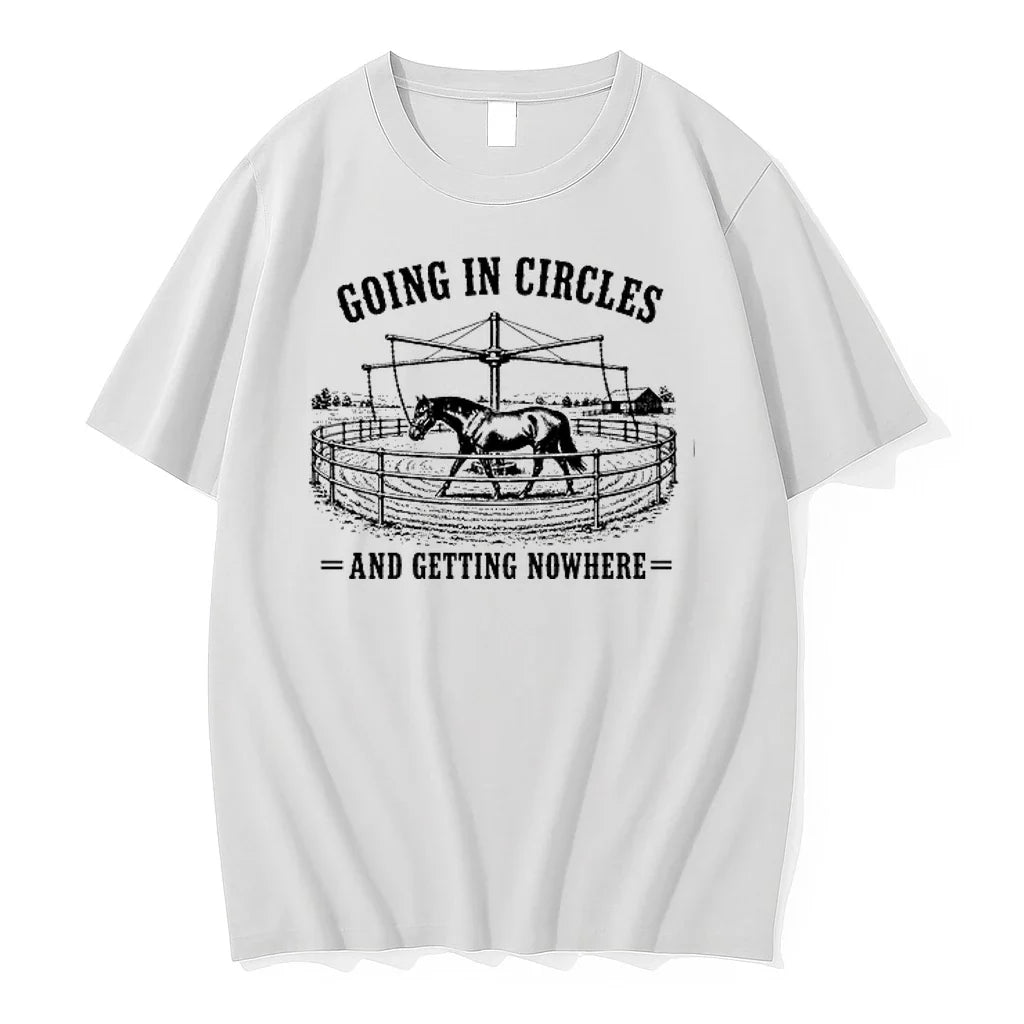 Horse Going In Circles And Getting Nowhere 0 Tshirts Sweater Unisex T-shirt, Sweatshirt, Hoodie, Long Sleeve Tee - T-Shirt, Sweatshirt, Hoodie