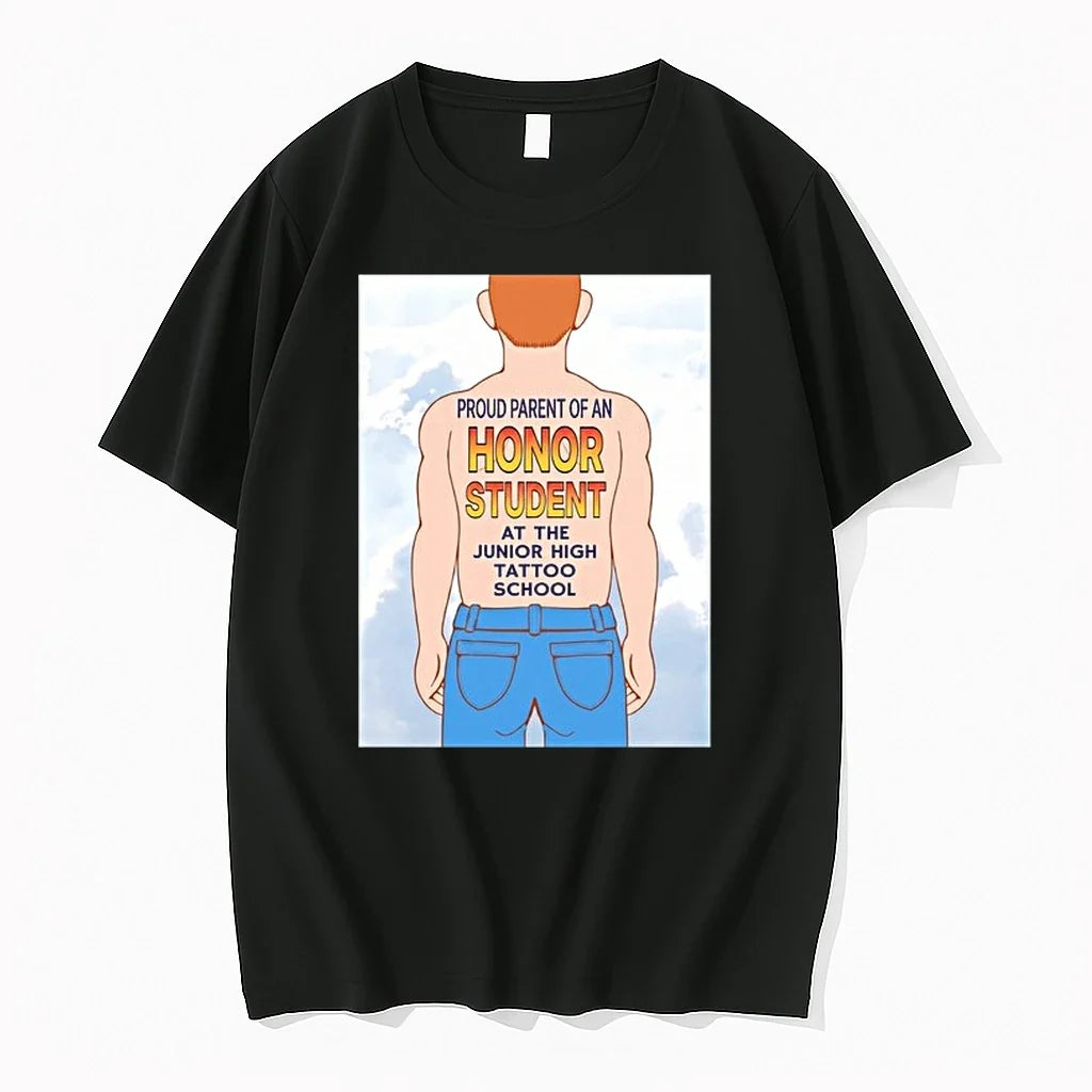 Human Proud Parent Of An Honor Student At The Junior High Tattoo School 0 Tshirts Unisex T-shirt, Sweatshirt, Hoodie, Long Sleeve Tee - T-Shirt, Sweatshirt, Hoodie