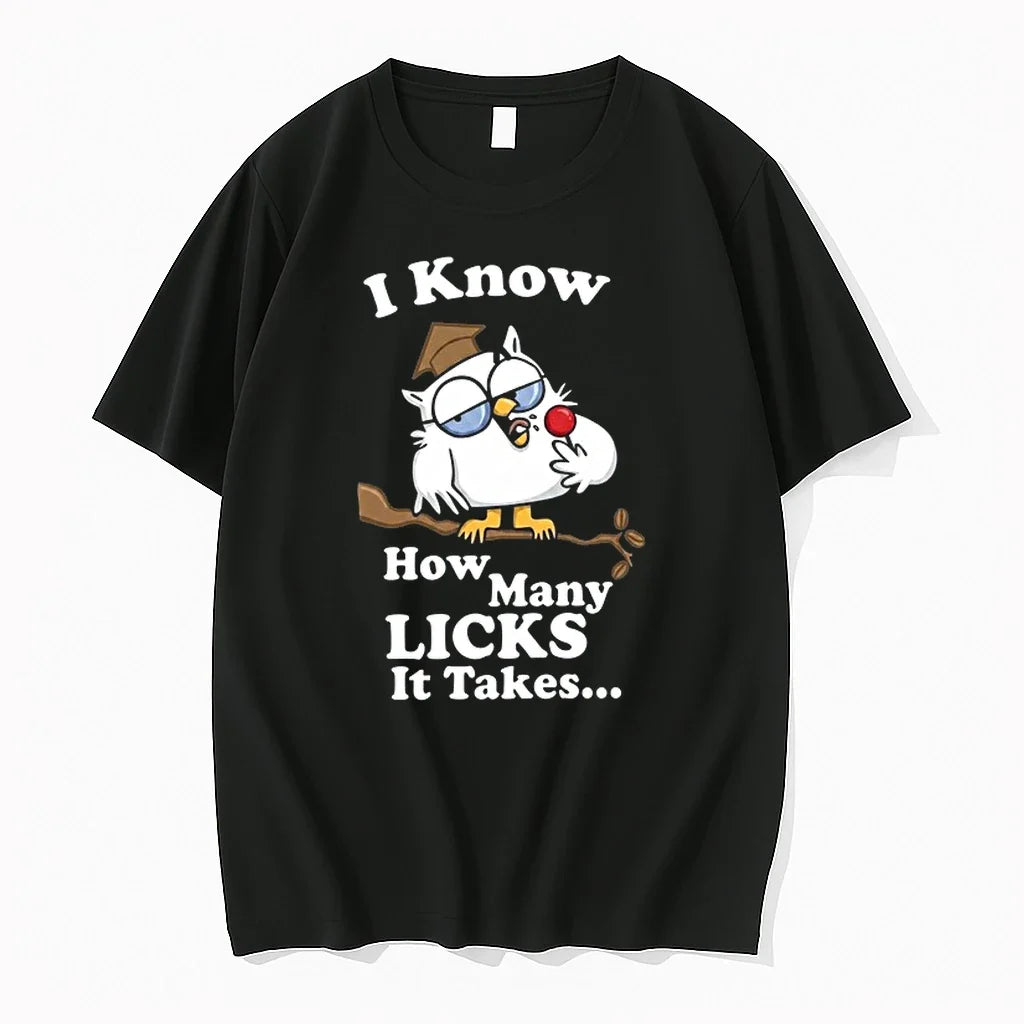 I Know How Many Licks It Takes 0 Tshirts Sweater Unisex T-shirt, Sweatshirt, Hoodie, Long Sleeve Tee - T-Shirt, Sweatshirt, Hoodie