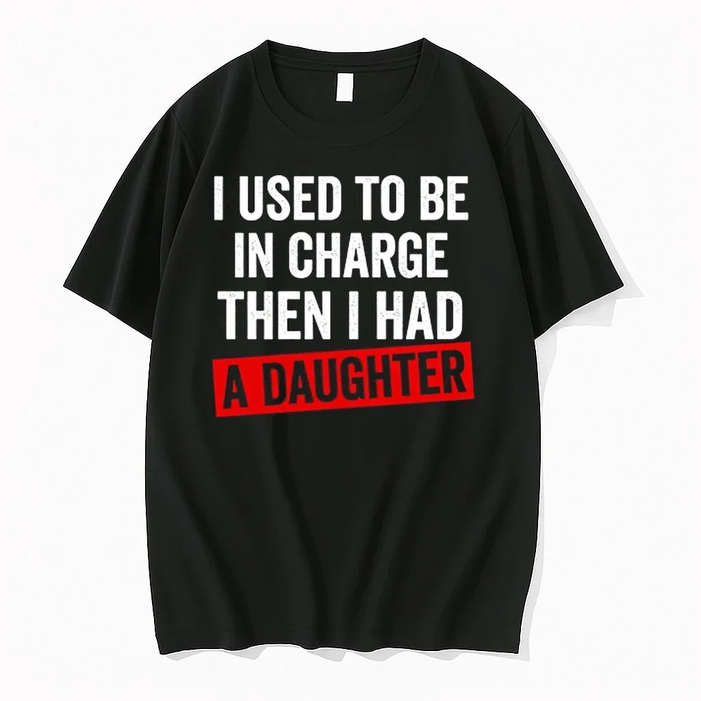 I Used To Be In Charge Then I Had A Daughter 0 Tshirts Sweater Unisex T-shirt, Sweatshirt, Hoodie, Long Sleeve Tee - T-Shirt, Sweatshirt, Hoodie