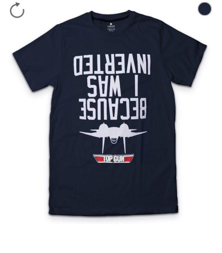 Top Gun Inverted Navy Blue T-Shirts, Hoodie, Sweatshirt - T-Shirt, Sweatshirt, Hoodie
