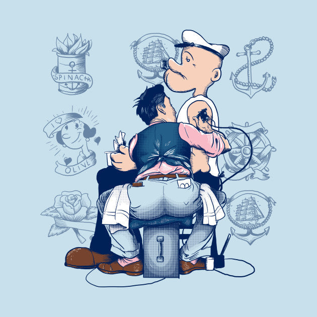 Inked Popeye T-Shirts, Hoodie, Sweatshirt - T-Shirt, Sweatshirt, Hoodie