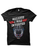 Because I Was Inverted Black T-Shirts, Hoodie, Sweatshirt - T-Shirt, Sweatshirt, Hoodie
