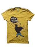 Johnny Bravo Half Sleeve Yellow T-Shirts, Hoodie, Sweatshirt - T-Shirt, Sweatshirt, Hoodie