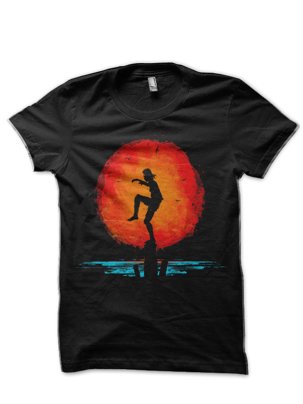 Karate Kid Minimal Tribute Painting Black T-Shirts, Hoodie, Sweatshirt - T-Shirt, Sweatshirt, Hoodie