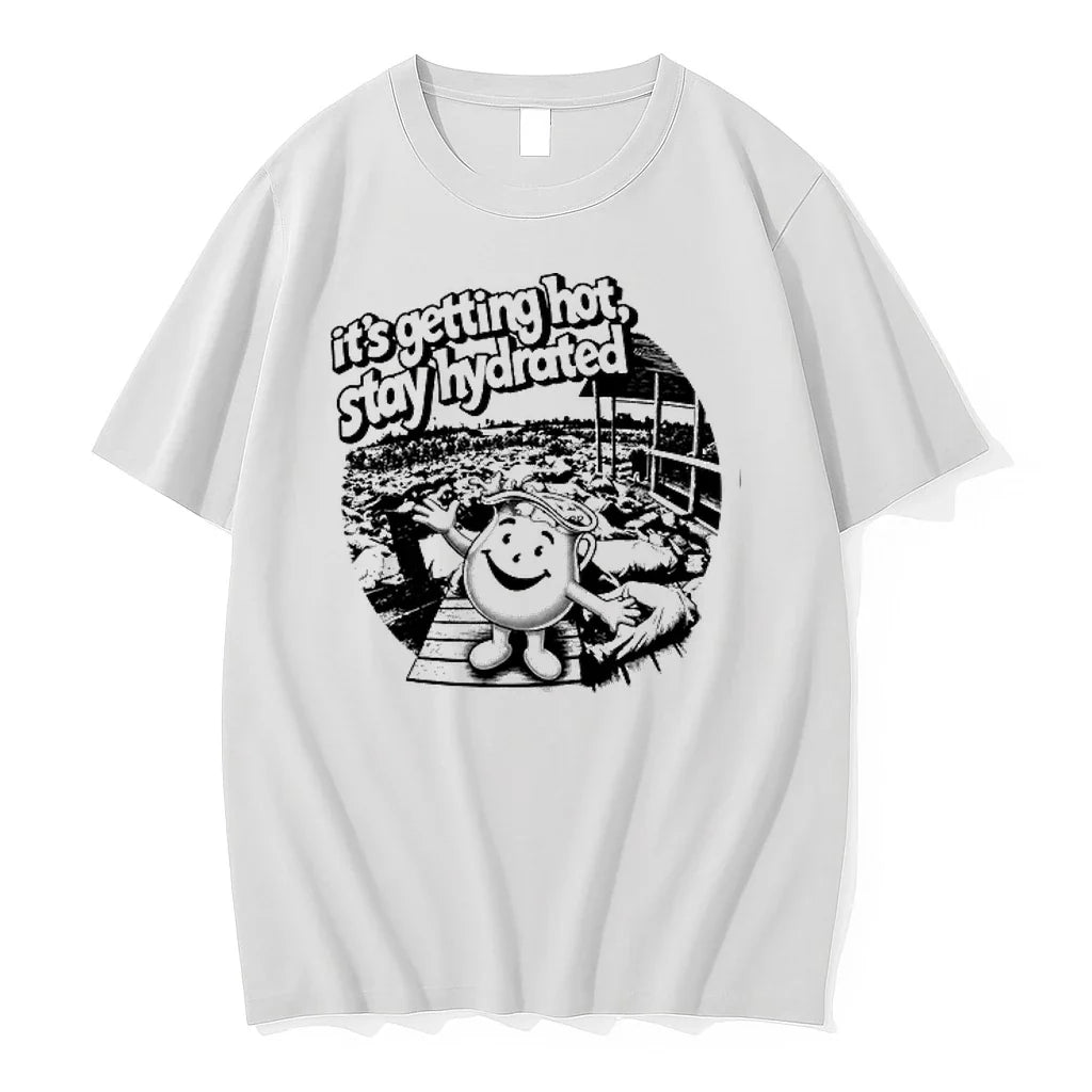 Kool Aid Man Its Getting Hot Stay Hydrated 0 Tshirts Sweater Unisex T-shirt, Sweatshirt, Hoodie, Long Sleeve Tee - T-Shirt, Sweatshirt, Hoodie