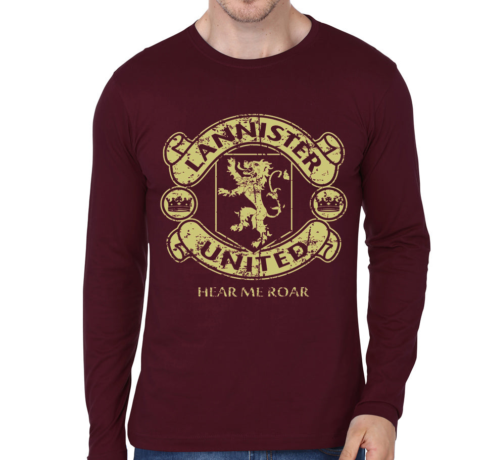 Lannister Maroon Full Sleeve T-Shirts, Hoodie, Sweatshirt - T-Shirt, Sweatshirt, Hoodie