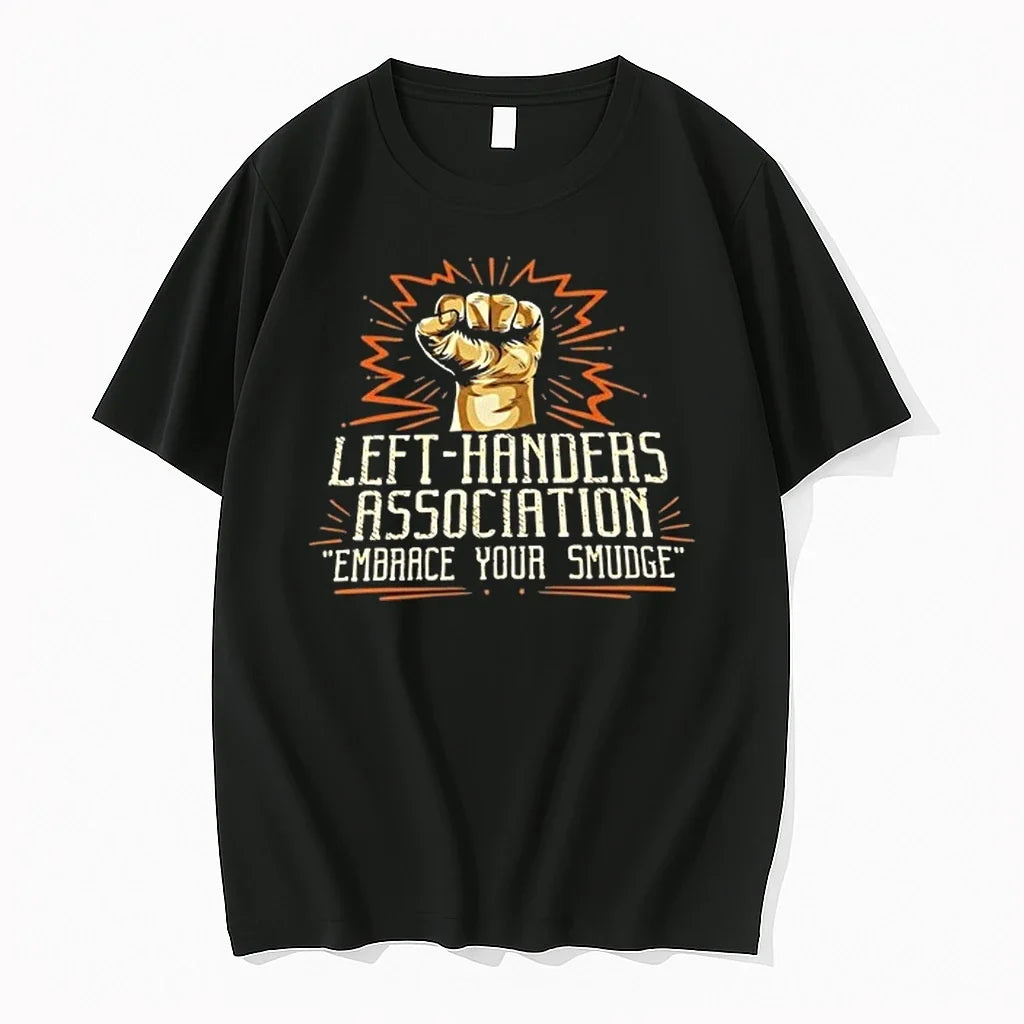 Left Handers Association Embrace Your Smudge 0 Tshirts Sweater Unisex T-shirt, Sweatshirt, Hoodie, Long Sleeve Tee - T-Shirt, Sweatshirt, Hoodie