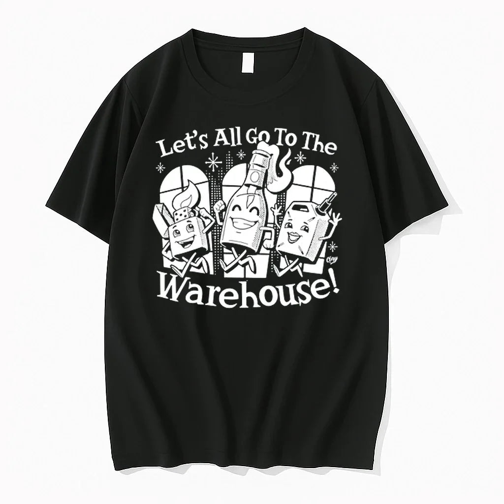 Lets All Go To The Warehouse Vintage Cartoon 0 Tshirts Sweater Unisex T-shirt, Sweatshirt, Hoodie, Long Sleeve Tee - T-Shirt, Sweatshirt, Hoodie