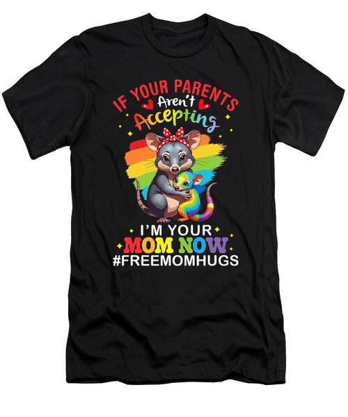 Supportive Rainbow Message Poster T-Shirt Unisex T-shirt, Sweatshirt, Hoodie, Long Sleeve Tee - T-Shirt, Sweatshirt, Hoodie