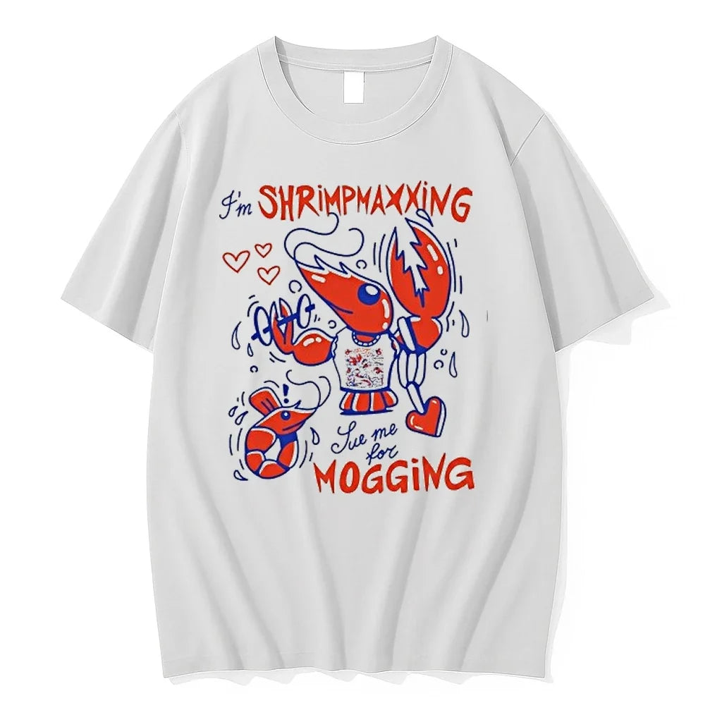 Lobster Im Shrimpmaxxing Sue Me For Mogging 0 Tshirts Sweater Unisex T-shirt, Sweatshirt, Hoodie, Long Sleeve Tee - T-Shirt, Sweatshirt, Hoodie