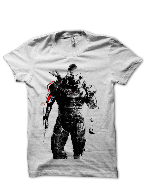 Mass Effect White T-Shirts, Hoodie, Sweatshirt - T-Shirt, Sweatshirt, Hoodie