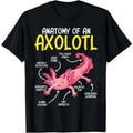Anatomy Axolotl Kawaii Salamander Pet Axolotl Lover T-Shirts, Hoodie, Sweatshirt - T-Shirt, Sweatshirt, Hoodie
