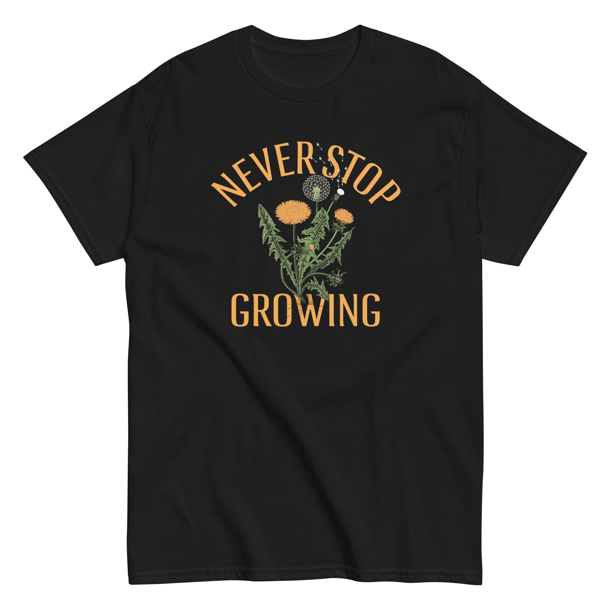 Never Stop Growing Classic T-Shirts, Hoodie, Sweatshirt - T-Shirt, Sweatshirt, Hoodie