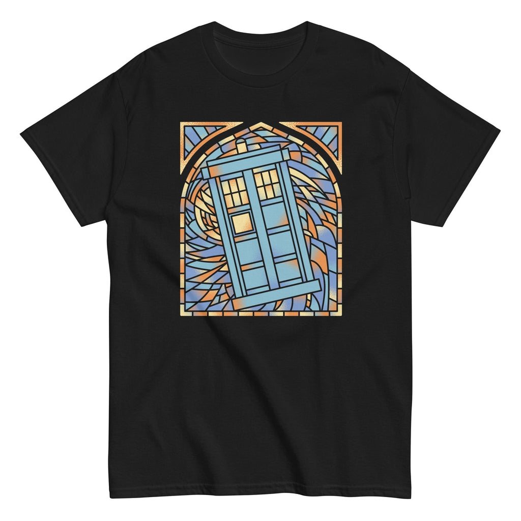 Stained Glass Police Box Classic T-Shirts, Hoodie, Sweatshirt - T-Shirt, Sweatshirt, Hoodie