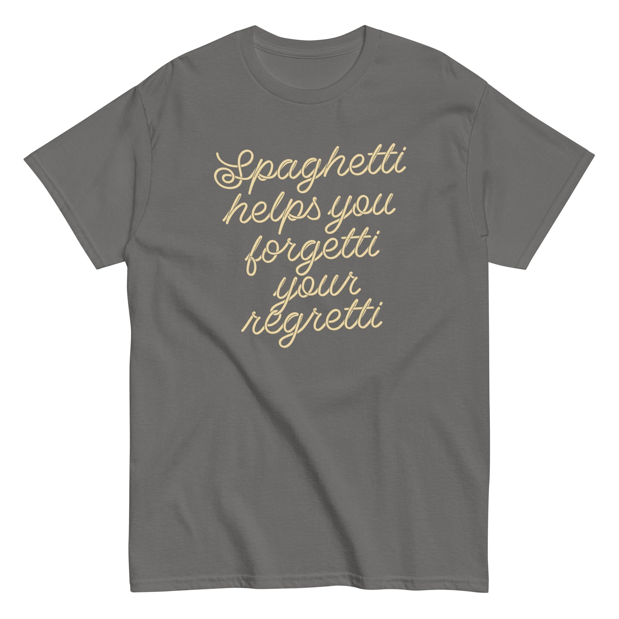 Spaghetti Helps You Forgetti Your Regretti Classic T-Shirts, Hoodie, Sweatshirt - T-Shirt, Sweatshirt, Hoodie