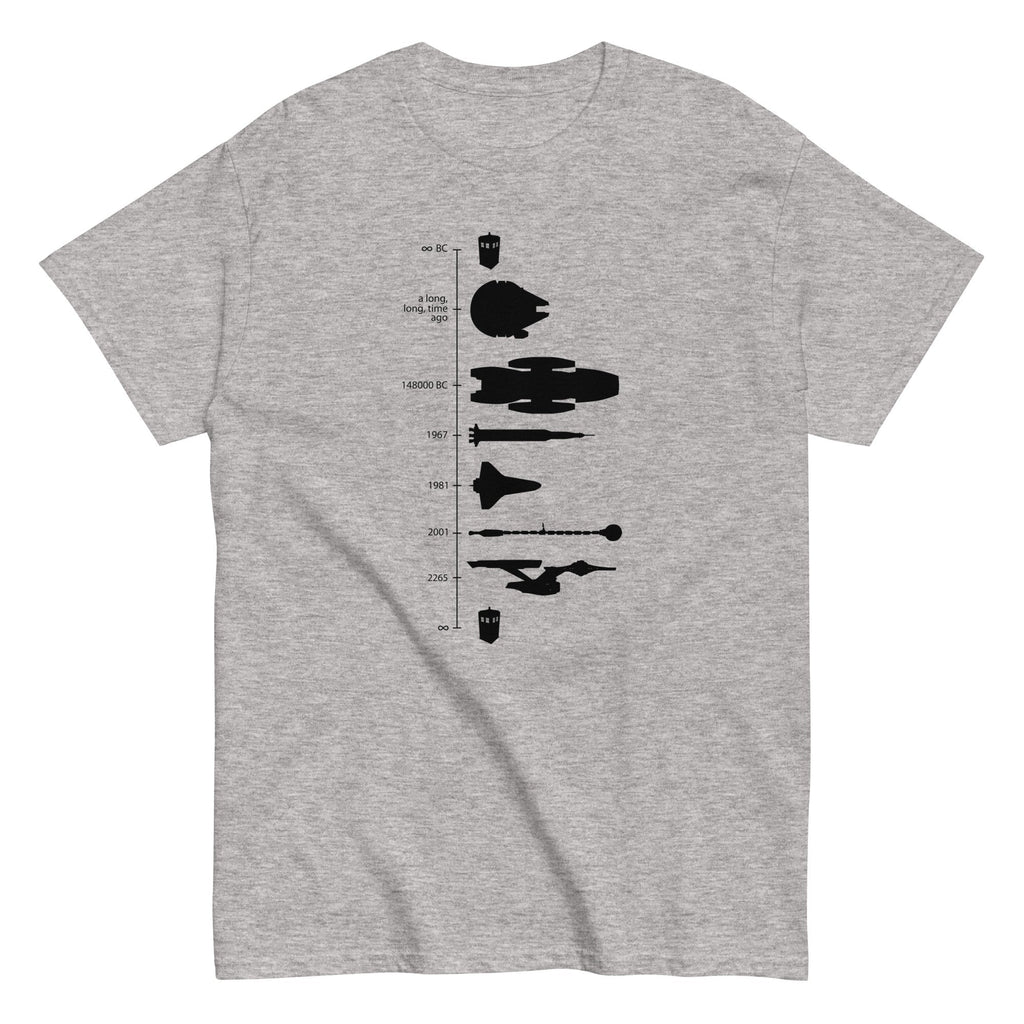 Space Ship Timeline Classic T-Shirts, Hoodie, Sweatshirt - T-Shirt, Sweatshirt, Hoodie
