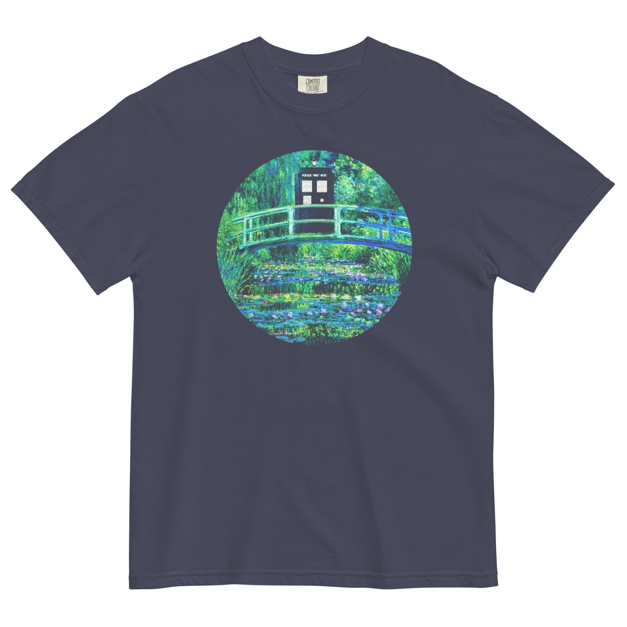 Water Lilies Police Box Relaxed Fit T-Shirts, Hoodie, Sweatshirt - T-Shirt, Sweatshirt, Hoodie