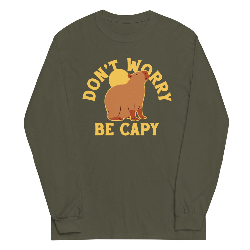Don'T Worry Be Capy Long Sleeve T-Shirts, Hoodie, Sweatshirt - T-Shirt, Sweatshirt, Hoodie
