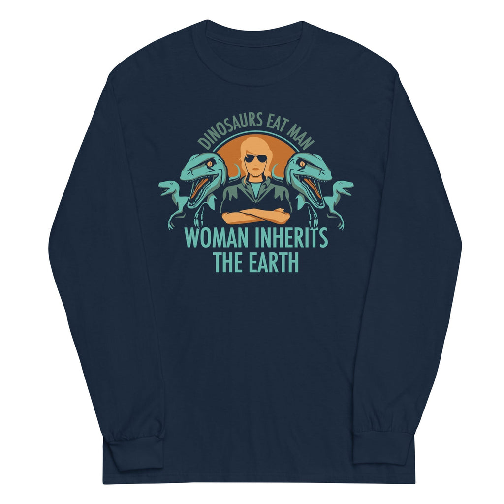 Woman Inherits Earth Long Sleeve T-Shirts, Hoodie, Sweatshirt - T-Shirt, Sweatshirt, Hoodie