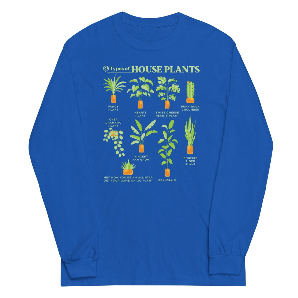 Types House Plants Long Sleeve T-Shirts, Hoodie, Sweatshirt - T-Shirt, Sweatshirt, Hoodie