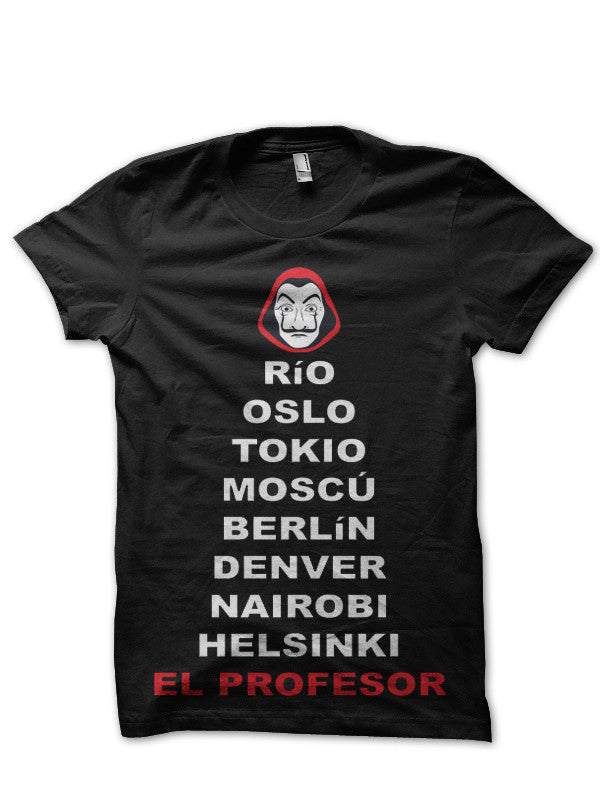 Money Heist Black Style009 T-Shirts, Hoodie, Sweatshirt - T-Shirt, Sweatshirt, Hoodie