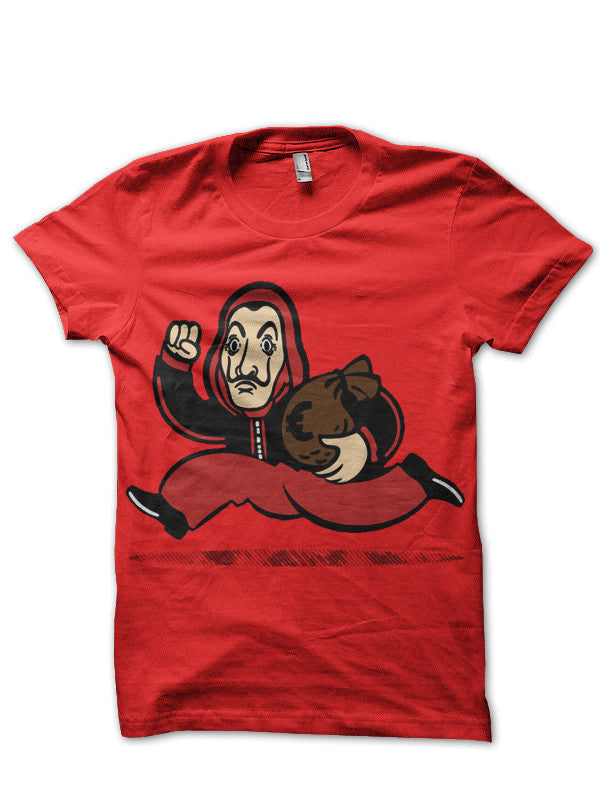Money Heist Red Style001 T-Shirts, Hoodie, Sweatshirt - T-Shirt, Sweatshirt, Hoodie