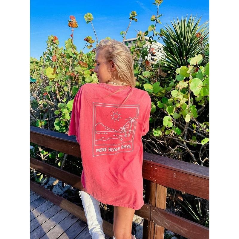 More Beach Days Beach Shirt Sunset Shirt Shirt Summer Shirt Polaroid Picture Her T-Shirts, Hoodie, Sweatshirt - T-Shirt, Sweatshirt, Hoodie
