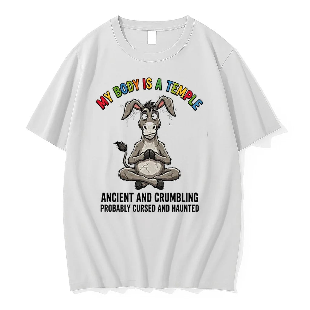 My Body Is A Temple Ancient And Crumbling Probably Cursed And Haunted 0 Tshirts Sweater Unisex T-shirt, Sweatshirt, Hoodie, Long Sleeve Tee - T-Shirt, Sweatshirt, Hoodie