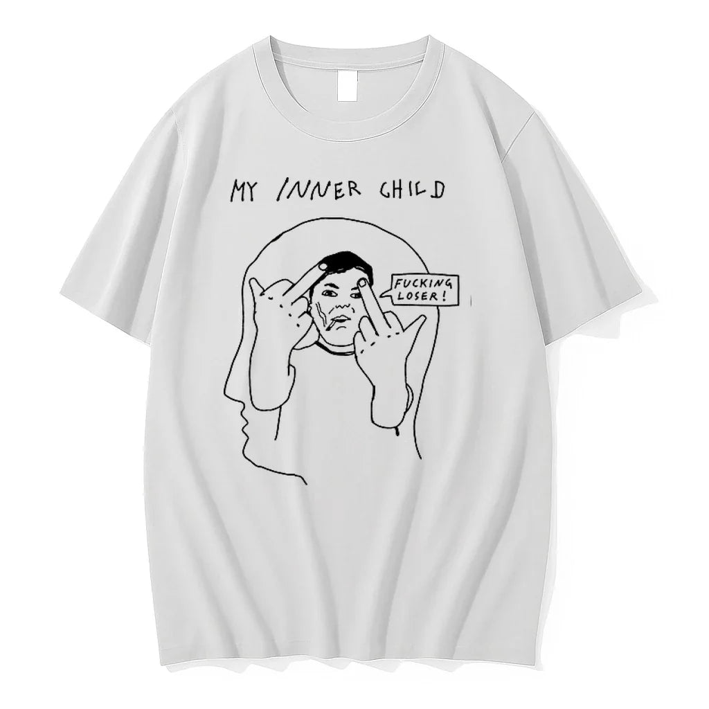 My Inner Child Fucking Loser 0 Tshirts Sweater Unisex T-shirt, Sweatshirt, Hoodie, Long Sleeve Tee - T-Shirt, Sweatshirt, Hoodie
