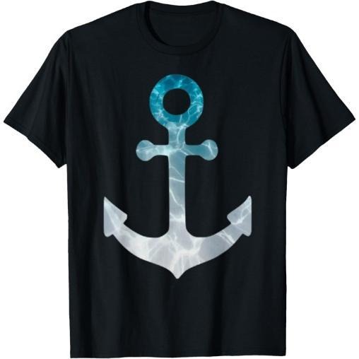 Nautical Ship Boat Captain Sailing White Teal Anchor Made USA T-Shirts, Hoodie, Sweatshirt - T-Shirt, Sweatshirt, Hoodie
