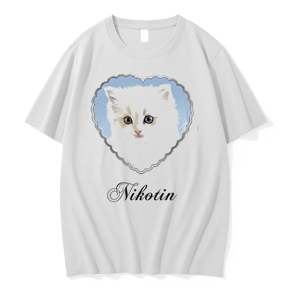 Nikotin Kitten Heart 0 Tshirts Sweater Unisex T-shirt, Sweatshirt, Hoodie, Long Sleeve Tee - T-Shirt, Sweatshirt, Hoodie