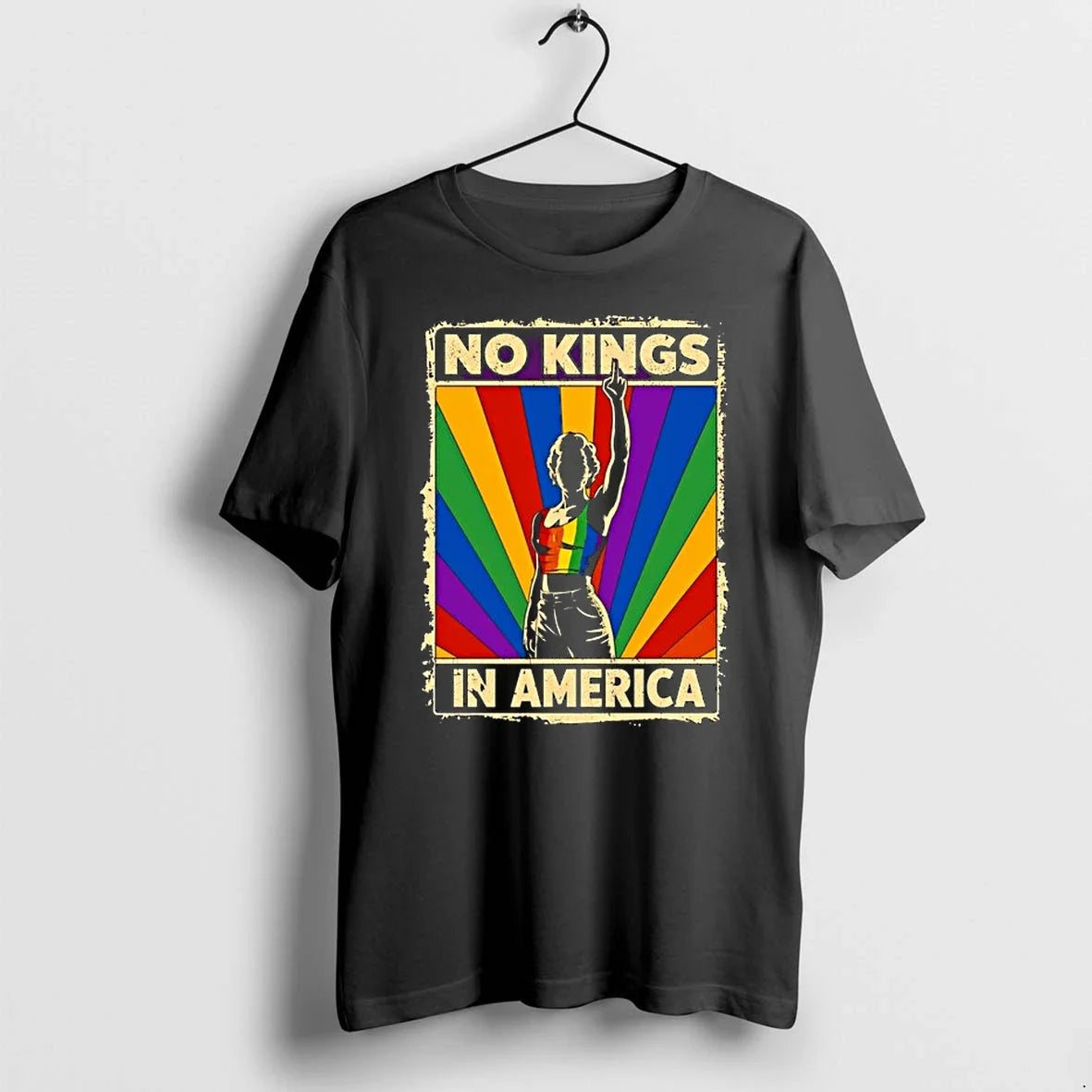 No Kings In America Lgbtq 0 Tshirts Sweater Unisex T-shirt, Sweatshirt, Hoodie, Long Sleeve Tee - T-Shirt, Sweatshirt, Hoodie