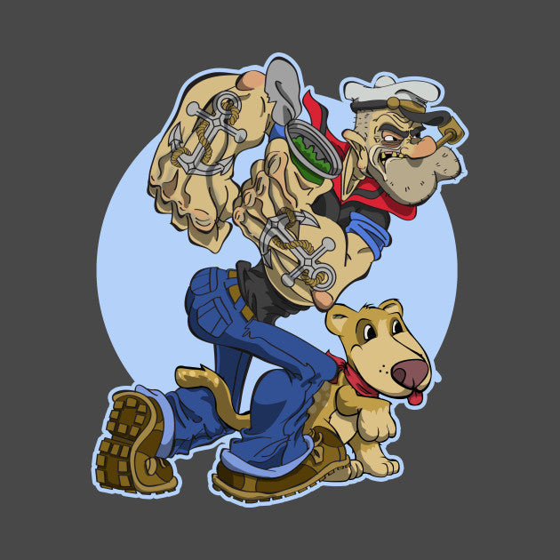 Old Grumpy Popeye Navy Blue T-Shirts, Hoodie, Sweatshirt - T-Shirt, Sweatshirt, Hoodie