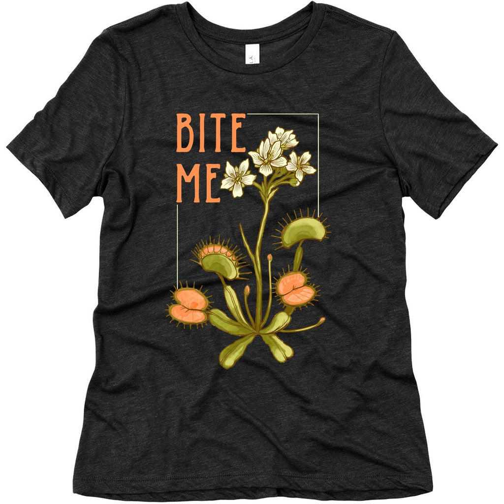 Bite Me Venus Flytrap Triblend T-Shirts, Hoodie, Sweatshirt - T-Shirt, Sweatshirt, Hoodie