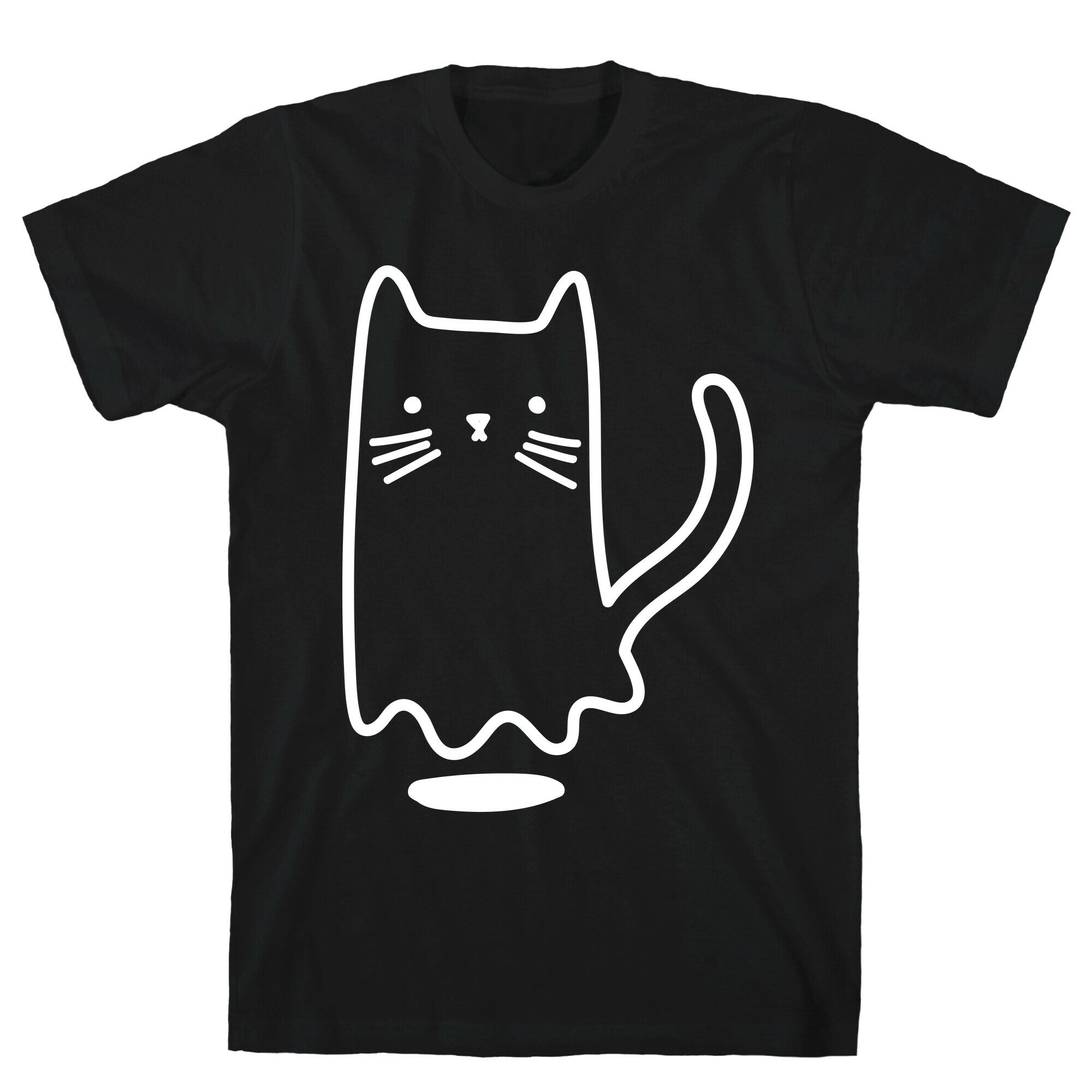 Ghost Cat (White) T-Shirts, Hoodie, Sweatshirt - T-Shirt, Sweatshirt, Hoodie