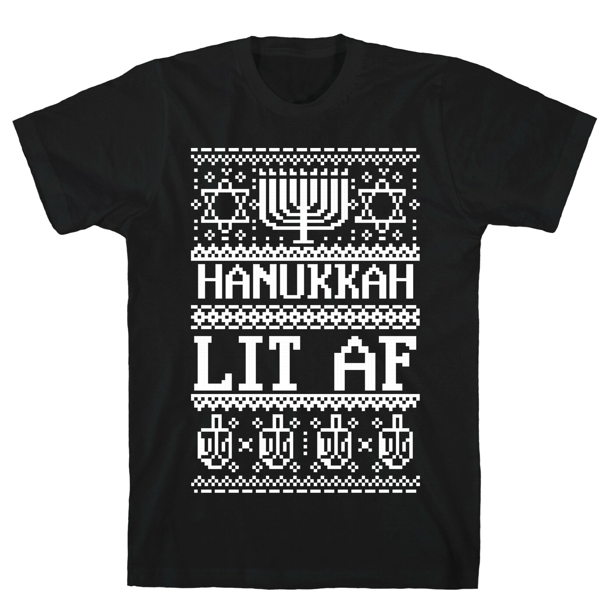 Hanukkah Lit AF T-Shirts, Hoodie, Sweatshirt - T-Shirt, Sweatshirt, Hoodie