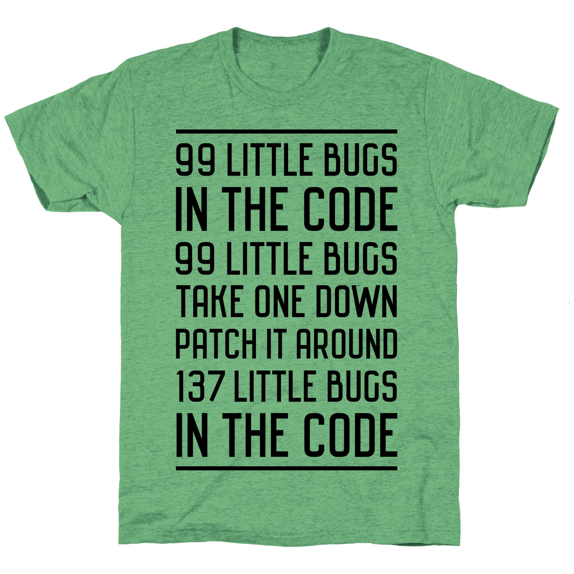 99 Little Bugs Code Triblend T-Shirts, Hoodie, Sweatshirt - T-Shirt, Sweatshirt, Hoodie
