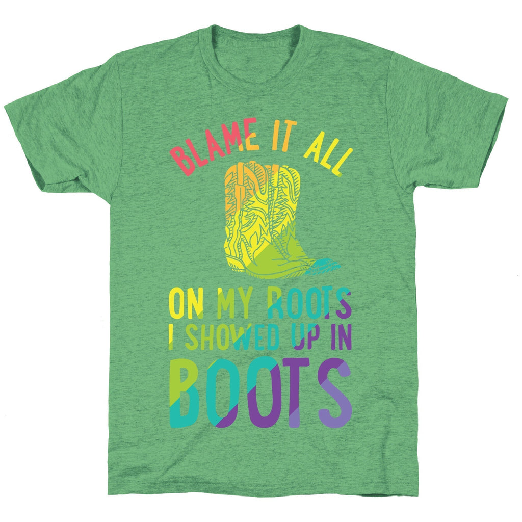 Blame All My Roots LGBTQ+ Triblend T-Shirts, Hoodie, Sweatshirt - T-Shirt, Sweatshirt, Hoodie