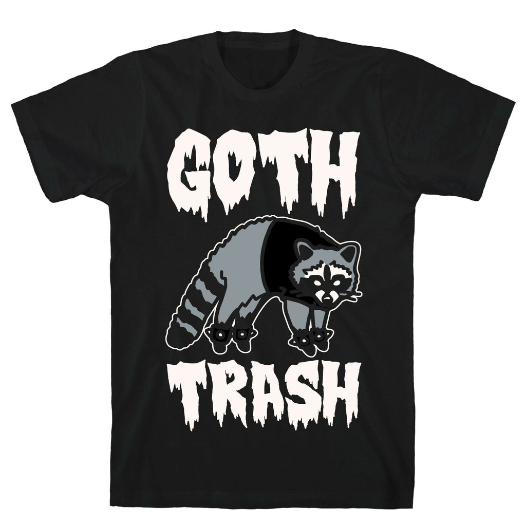 Goth Trash Raccoon White Print T-Shirts, Hoodie, Sweatshirt - T-Shirt, Sweatshirt, Hoodie