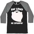 Aw Lawd He Spoopin' Ghost Parody White Print Baseball T-Shirts, Hoodie, Sweatshirt - T-Shirt, Sweatshirt, Hoodie