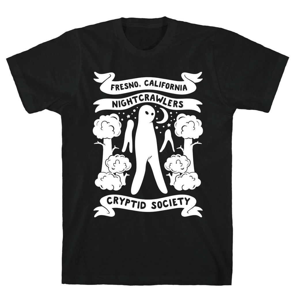 Fresno Nightcrawlers Cryptid Society White Print T-Shirts, Hoodie, Sweatshirt - T-Shirt, Sweatshirt, Hoodie